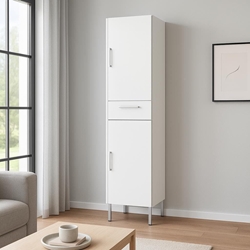 Armario Home Lía – 185x42 cm en Blanco - Imagen 1