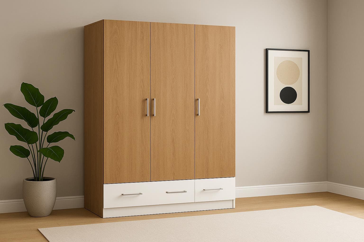 Armario Lavanda – 3 Puertas 200x152 cm - Imagen 2