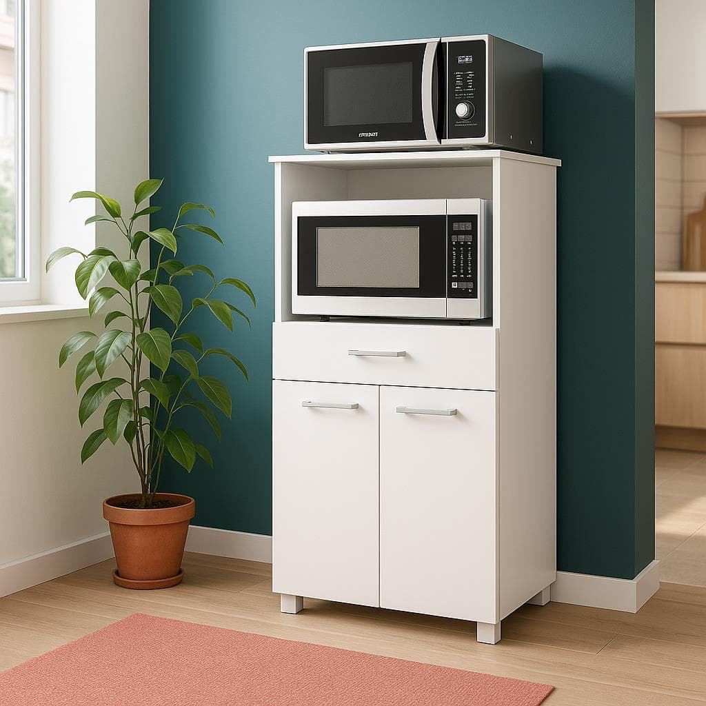 Armario Lúa Compact – 118x61 cm en Blanco - Imagen 1