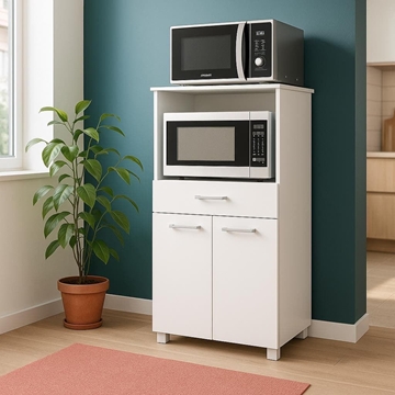 Armario Lúa Compact – 118x61 cm en Blanco - Imagen 1