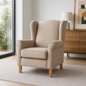 Butaca Lara – Fija 104x80 cm en Beig o Antracita - Imagen 1