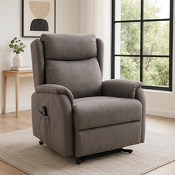 Butaca Power Nova – Relax Eléctrica con 2 Motores 108x69 cm en Taupe o Elephant - Imagen 1