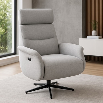 Butaca Relax Garda – Giratoria 110x77 cm en Beig o Gris - Imagen 1