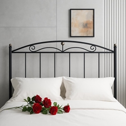 Cabezal Celeste de Forja 135 cm – Negro, Oro Viejo o Blanco - Imagen 1