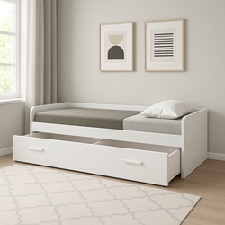 Cama Nido Trébol – Con Cajones y Contenedor 90x190 cm - Imagen 1