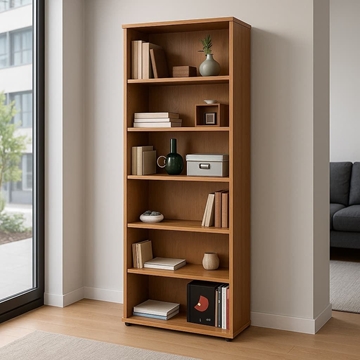 Estantería Ágata – 200x80 cm en Acabado Cerezo - Imagen 1