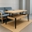 Mesa de Centro Oslo – Elevable 120x60 cm en Roble Nordish y Negro - Imagen 1