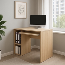 Mesa de Oficina Atlas – 90x45 cm en Cambrian, Blanco o Cerezo - Imagen 1