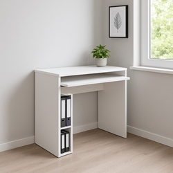 Mesa de Oficina Atlas – 90x45 cm en Cambrian, Blanco o Cerezo - Imagen 2