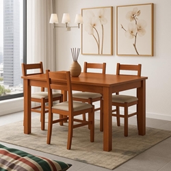 Mesa Extensible Roma – 140/200x90 cm en Cerezo - Imagen 1