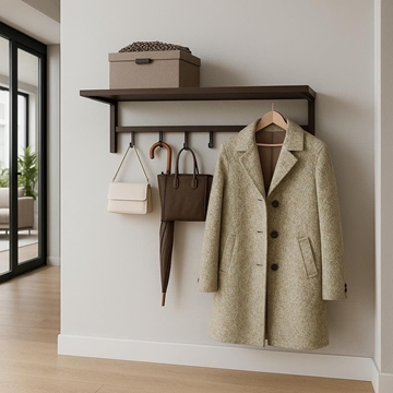 Perchero Urban – 69x33 cm en Negro Estilo Industrial - Imagen 1