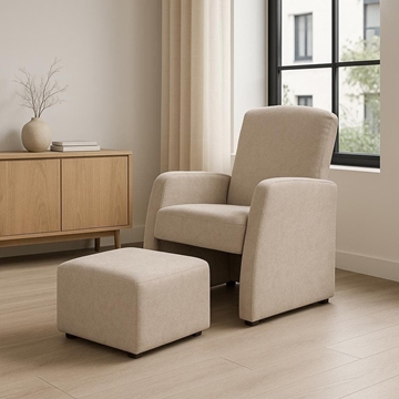 Puff Nala – 42x49 cm en Tejido Nido - Imagen 1