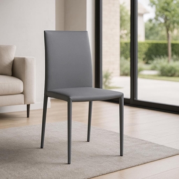 Silla Vega – 90x43 cm Tapizada en Gris Marengo - Imagen 1