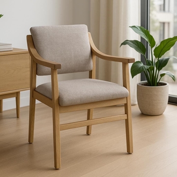 Sillón Gala Mini – 84x51 cm en Beig con Acabado Cerezo o Cambrian - Imagen 2