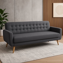 Sofá Cama Porto – Compacto en Color Tierra o Gris Marengo - Imagen 2