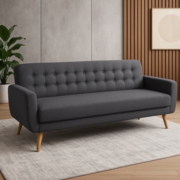 Sofá Cama Porto – Compacto en Color Tierra o Gris Marengo - Imagen 2