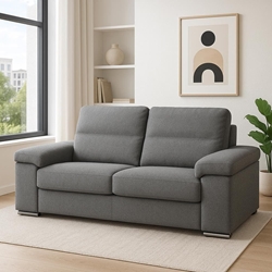 Sofás Charlotte – 2 y 3 Plazas en Tejido Beig o Gris - Imagen 2