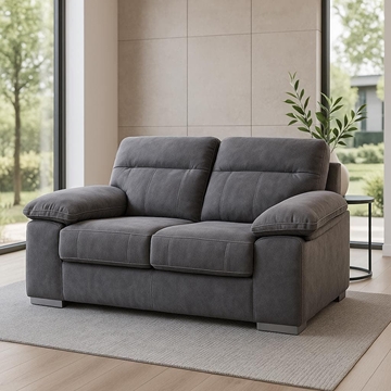 Sofás Vettore – 2 y 3 Plazas en Tejido Beig o Gris - Imagen 1