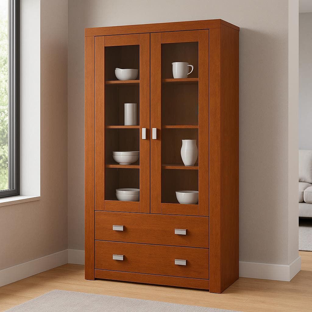 Vitrina Roma – 195x90 cm en Cerezo - Imagen 1